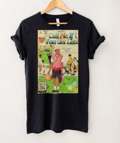 Call me if you get lost retro comic shirt