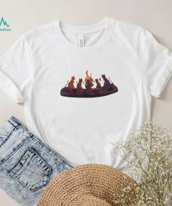 Campfire Cats T shirt