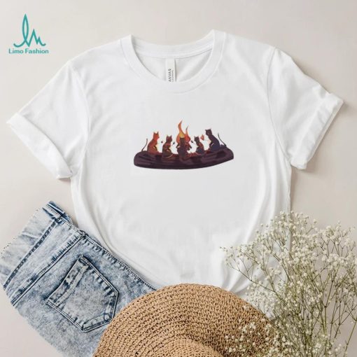 Campfire Cats T shirt