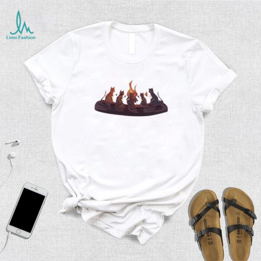 Campfire Cats T shirt