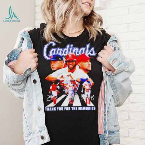 Cardinals Players Thank You For The Memories Signatures Shirt