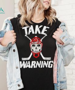 Carolina Hurricanes skull take warning logo shirt