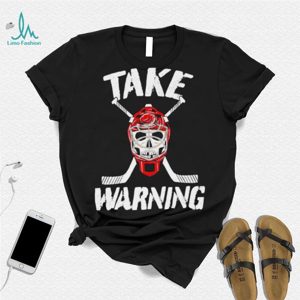 Carolina Hurricanes skull take warning logo shirt - Limotees