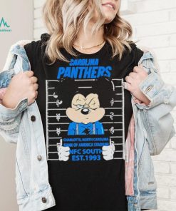 Carolina Panthers Mickey Mouse Charlotte North Carolina Bank Of America Stadium Nfc South Est 1993 Shirt