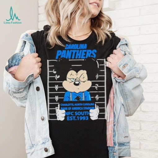 Carolina Panthers Mickey Mouse Charlotte North Carolina Bank Of America Stadium Nfc South Est 1993 Shirt