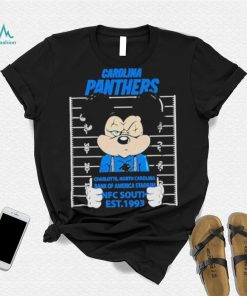 Carolina Panthers Mickey Mouse Charlotte North Carolina Bank Of America Stadium Nfc South Est 1993 Shirt