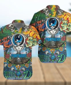 Carolina Panthers Short 8 Summer Set Hawaiian Shirt