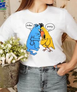 Cartoon Chicken Pussy Single Stitch T Shirt