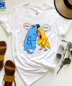 Cartoon Chicken Pussy Single Stitch T Shirt