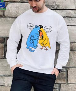 Cartoon Chicken Pussy Single Stitch T Shirt