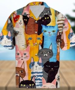 Cat Cute 3D Hawaiian Shirt