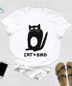 Cat plus Bird art shirt