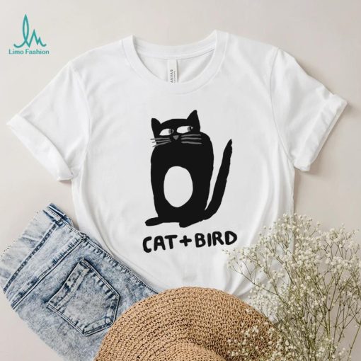 Cat plus Bird art shirt