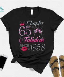 Chapter 65 Fabulous Since 1958 65Th Birthday Gift For Women T Shirt
