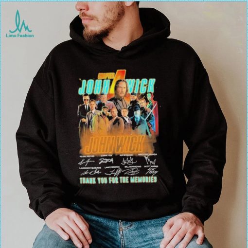 Chapter john wick team film thank you for the memories T shirt