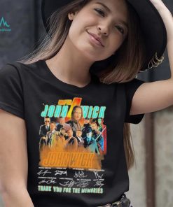 Chapter john wick team film thank you for the memories T shirt