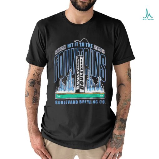 Charlie Hustle Brewmasters Boulevard Hit it to the Fountains Shirt