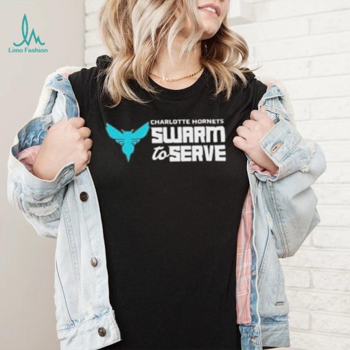 Charlotte Hornets Swarm To Serve 2023 Shirt