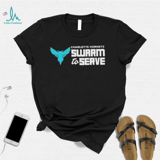 Charlotte Hornets Swarm To Serve 2023 Shirt