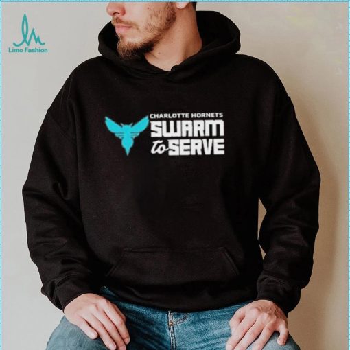 Charlotte Hornets Swarm To Serve 2023 Shirt