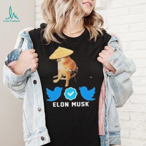 Cheems Doge Elon Musk Twitter Shirt