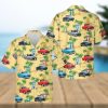 NHL Detroit Red Wings Special Hawaiian Design With Dolphins And Waves Button Shirt