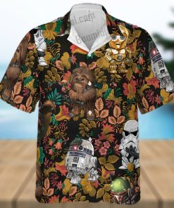 Chewbacca R2 D2 Clumsy Stormtrooper Hawaiian Shirt