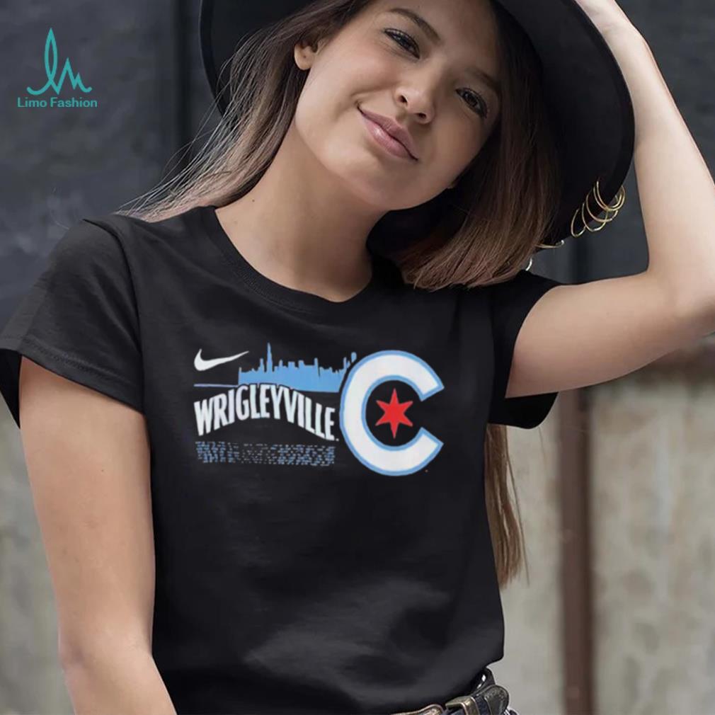Chicago Cubs Nike City Connect Graphic T-Shirt - Light Blue