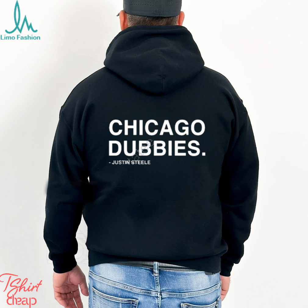Chicago dubbies Justin Steele t shirt Chicago dubbies Justin Steele t shirt