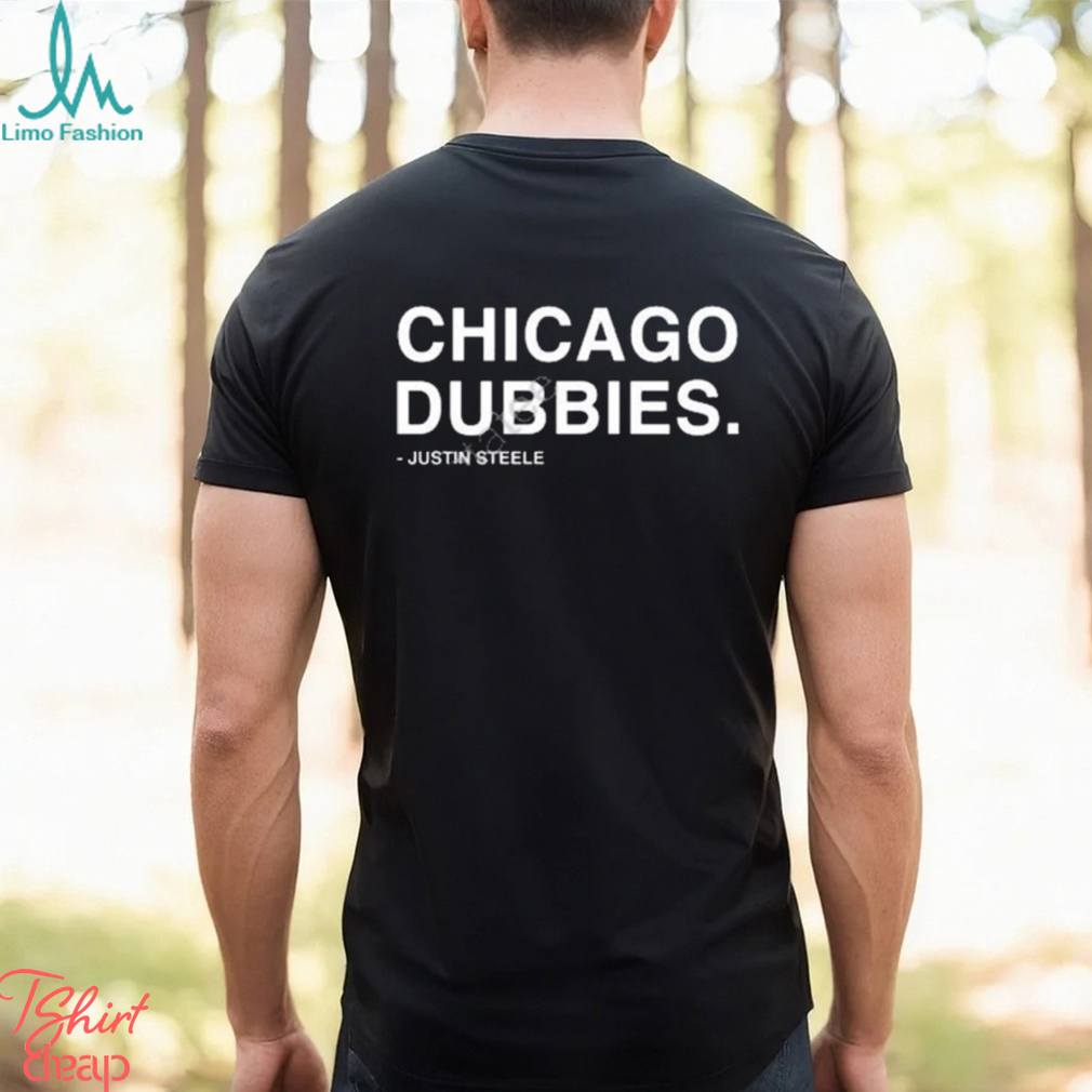 Chicago dubbies Justin Steele t shirt Chicago dubbies Justin Steele t shirt