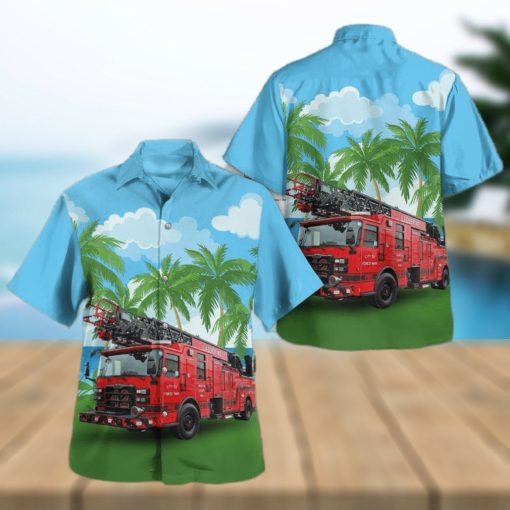 Cincinnati Ohio Forest Park Fire Department Hawaiian Shirt