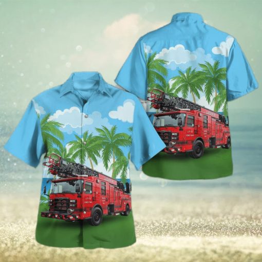 Cincinnati Ohio Forest Park Fire Department Hawaiian Shirt