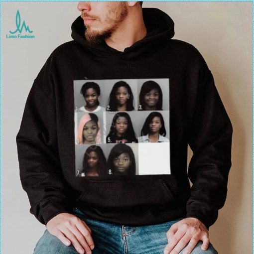 City Girls’ Jt Wearing Jt’s 8 Mugshots Tee Shirt Rap Alert shirt