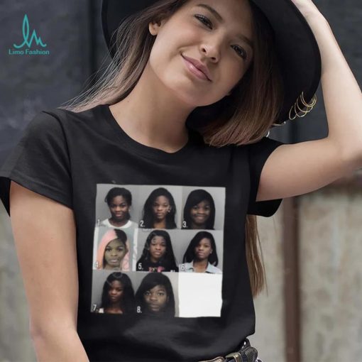 City Girls’ Jt Wearing Jt’s 8 Mugshots Tee Shirt Rap Alert shirt