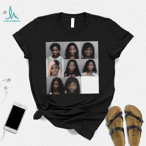 City Girls’ Jt Wearing Jt’s 8 Mugshots Tee Shirt Rap Alert shirt