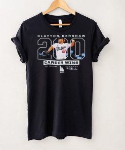 Clayton Kershaw Los Angeles Dodgers 200 Career Wins MLB Shirt