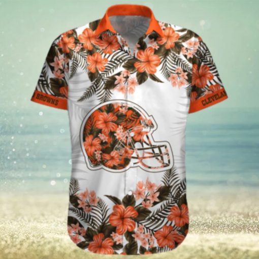 Cleveland Browns Summer Beach Shirt and Shorts Full Over Print