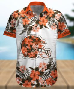 Cleveland Browns Summer Beach Shirt and Shorts Full Over Print