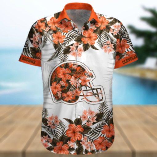 Cleveland Browns Summer Beach Shirt and Shorts Full Over Print