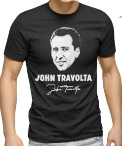 Clothing John Travolta Nicolas Cage Face Off Mashup Shirt