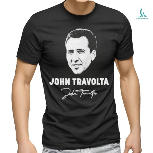 Clothing John Travolta Nicolas Cage Face Off Mashup Shirt