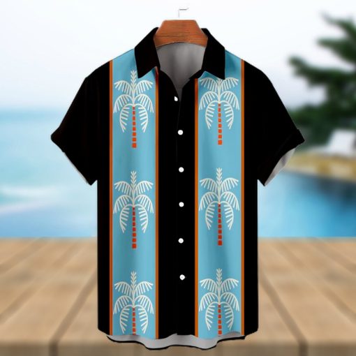 Coconut Pattern Men’s Hawaiian Short Sleeve Shirt