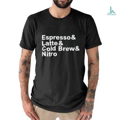 Coffee Doggy Espresso Latte Cold Brew Nitro Shirt