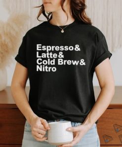 Coffee Doggy Espresso Latte Cold Brew Nitro Shirt