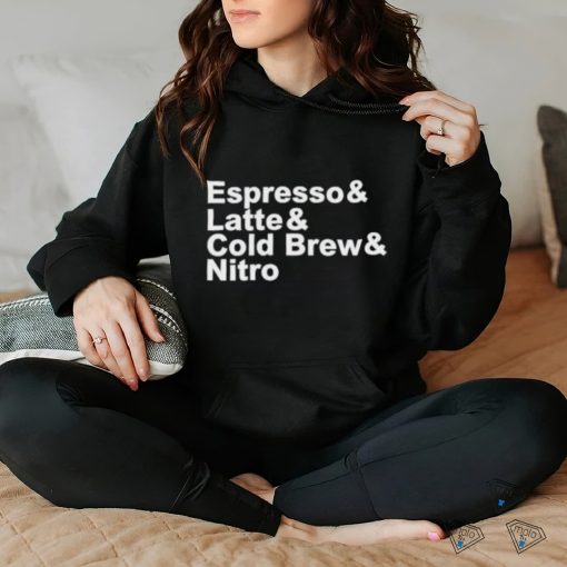 Coffee Doggy Espresso Latte Cold Brew Nitro Shirt