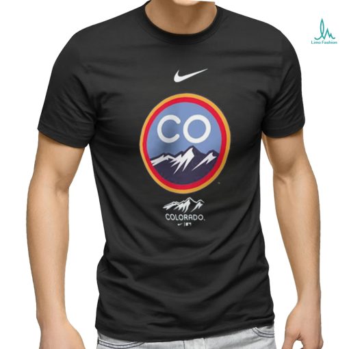 Colorado Rockies Nike City Connect Logo T Shirt