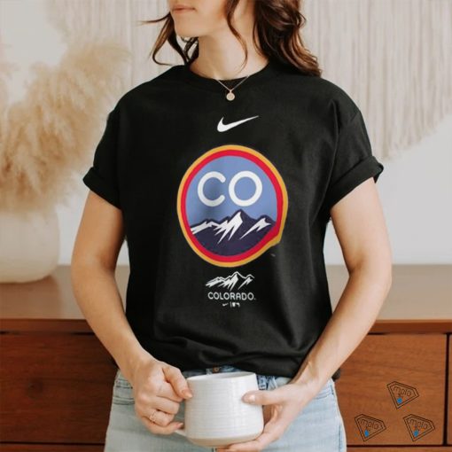 Colorado Rockies Nike City Connect Logo T Shirt