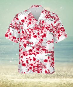 Coors Light Hawaiian Shirt Flowers Pattern Personalized Gift Men And Women