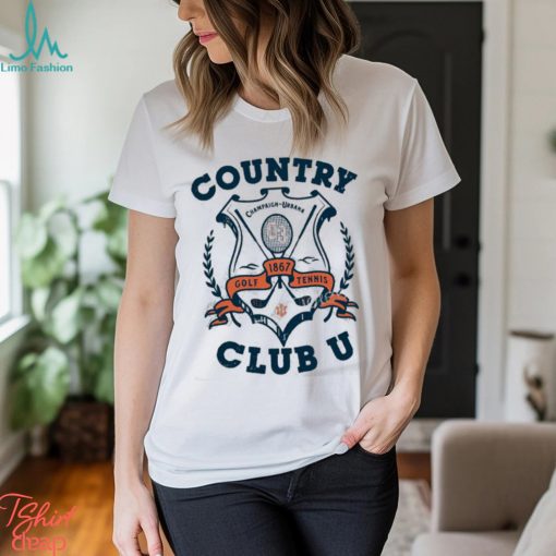 Country Champaign Urbana Golf 1867 Tennis Club U T Shirts