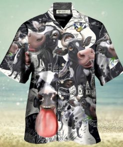 Cow Funny Dairy Cow Happy Life In The Farm Hawaiian Shirt – Trendy Aloha